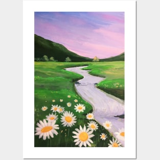 daisies Posters and Art